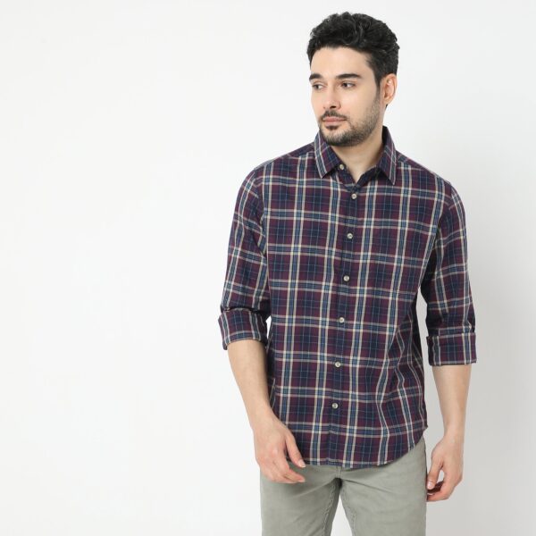 Ranger™ Shirt - 100% Cotton with Multi Count Weaves - Checkered - Regular Fit - Image 2