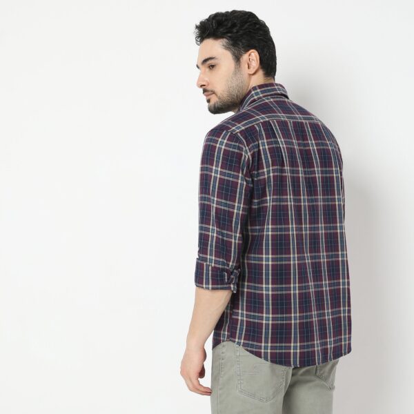 Ranger™ Shirt - 100% Cotton with Multi Count Weaves - Checkered - Regular Fit - Image 3