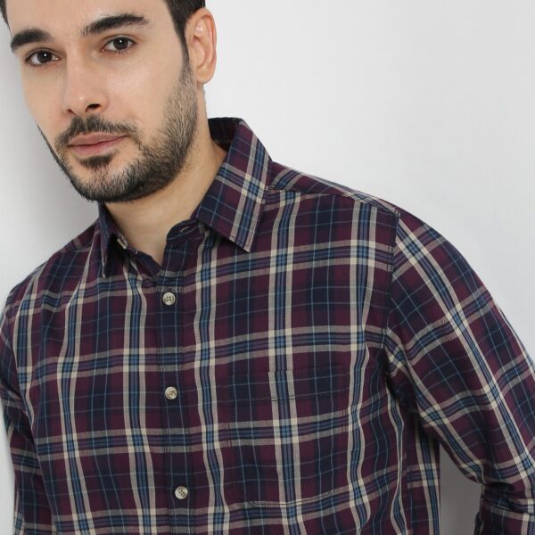 Ranger™ Shirt - 100% Cotton with Multi Count Weaves - Checkered - Regular Fit - Image 4