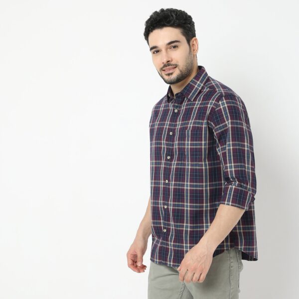 Ranger™ Shirt - 100% Cotton with Multi Count Weaves - Checkered - Regular Fit - Image 5