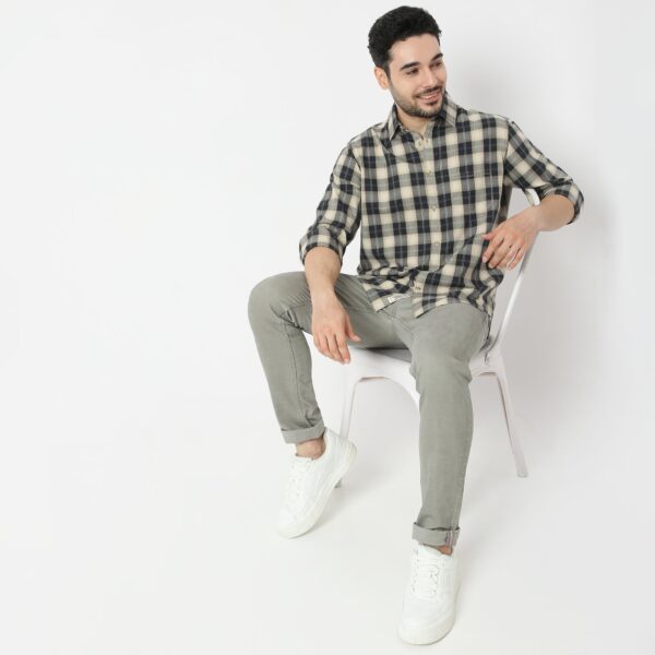 Ranger™ Shirt - 100% Cotton with Multi Count Weaves - Checkered - Regular Fit