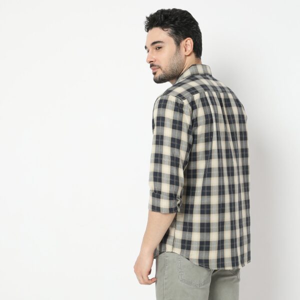 Ranger™ Shirt - 100% Cotton with Multi Count Weaves - Checkered - Regular Fit - Image 3