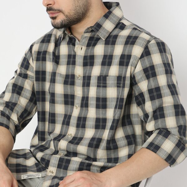 Ranger™ Shirt - 100% Cotton with Multi Count Weaves - Checkered - Regular Fit - Image 4