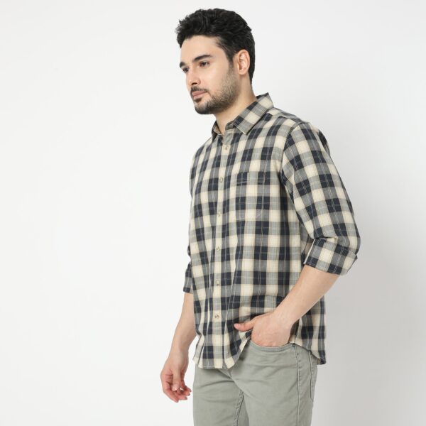 Ranger™ Shirt - 100% Cotton with Multi Count Weaves - Checkered - Regular Fit - Image 5