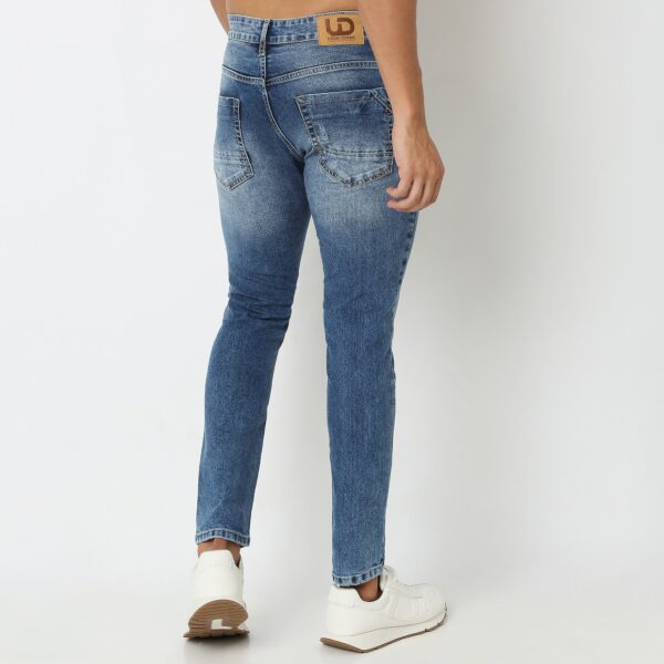 Union of Denim® - Origin Acid Vintage Indigo Tappered Crop Fit Jeans with Efast® Stretch - Image 3