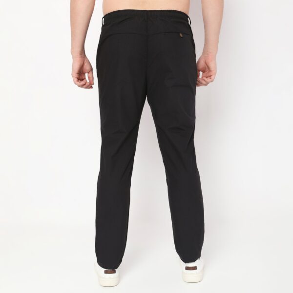 Relaxed Fit Solid Mid Rise Chinos - Image 3