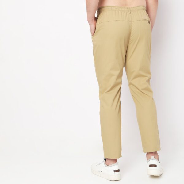 Relaxed Fit Solid Mid Rise Chinos - Image 8