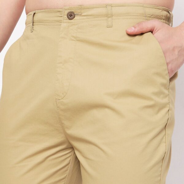 Relaxed Fit Solid Mid Rise Chinos - Image 10