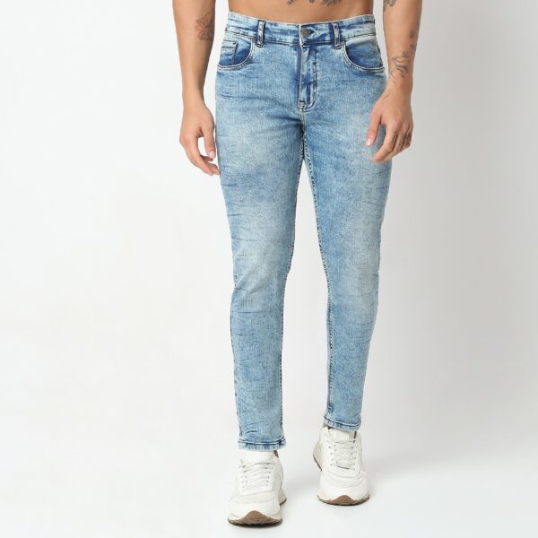 Union of Denim® - Adv XXII Stone Blue Wash Authentic Denim with E-fast® Stretch - Skinny Comfort Fit Jeans - Image 2