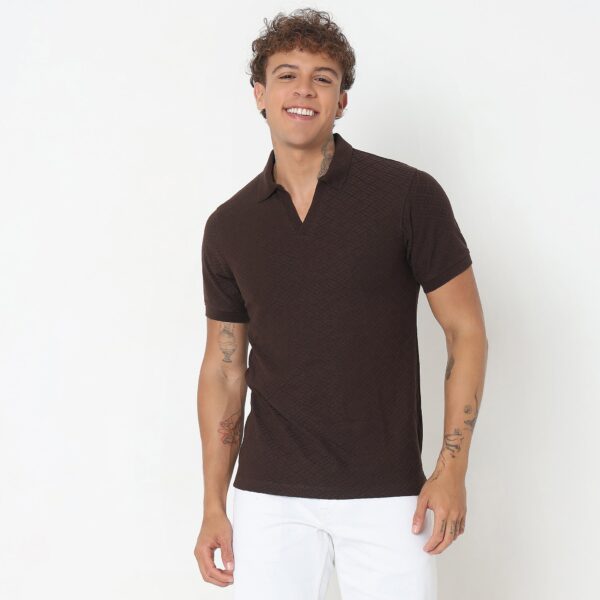 Regular Fit Structured Polo T-Shirt - Image 12