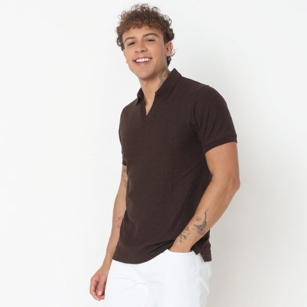 Regular Fit Structured Polo T-Shirt - Image 15