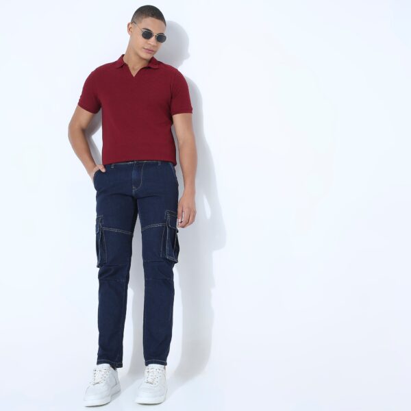 Regular Fit Structured Polo T-Shirt - Image 6