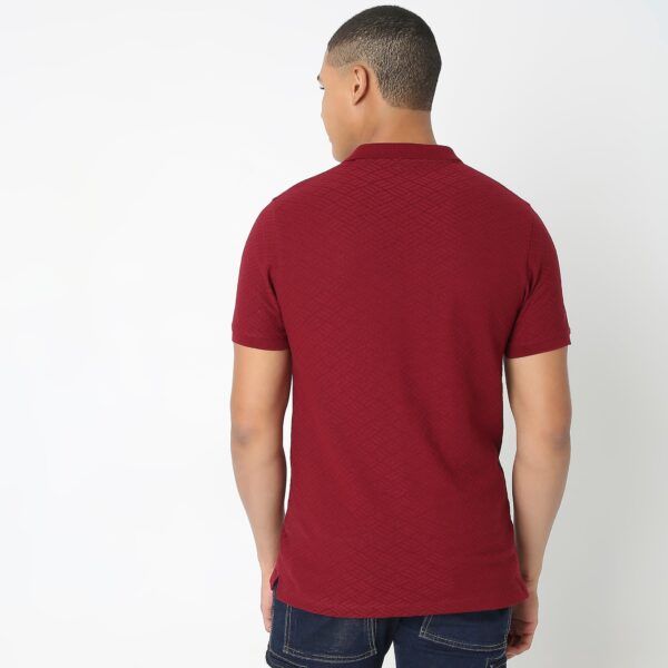 Regular Fit Structured Polo T-Shirt - Image 8