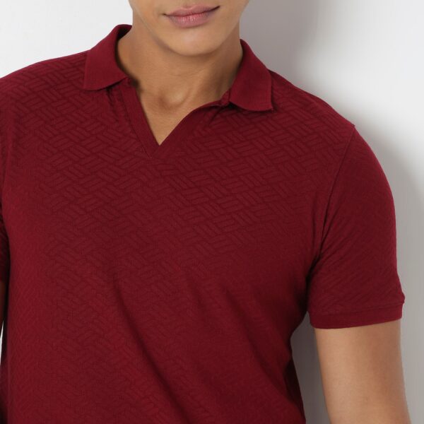 Regular Fit Structured Polo T-Shirt - Image 9