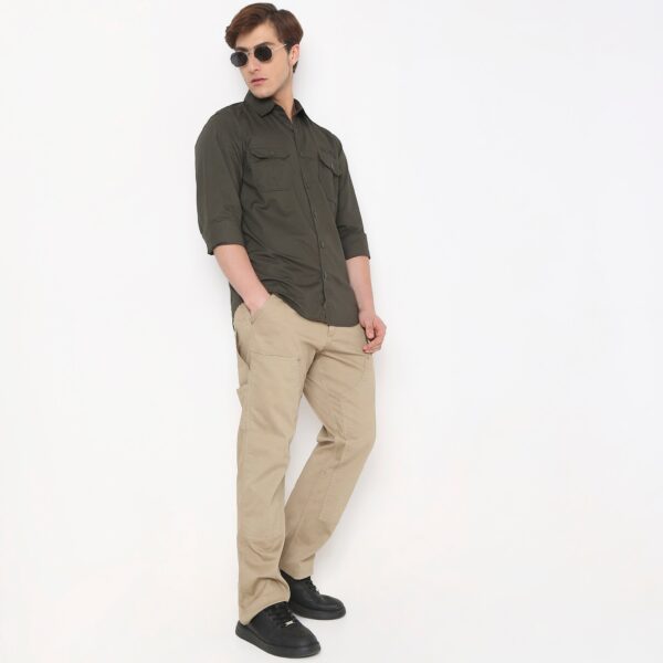 Regular Fit Solid Shirt - Image 10