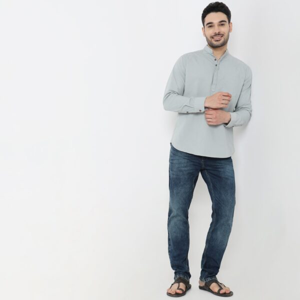 Regular Fit Solid Shirt - Image 16