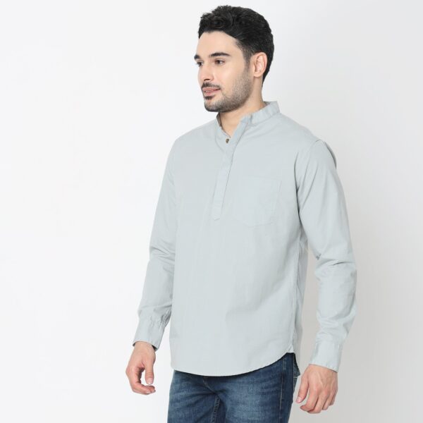 Regular Fit Solid Shirt - Image 20