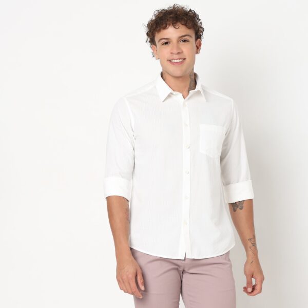 Regular Fit Checkered Shirt - Image 12