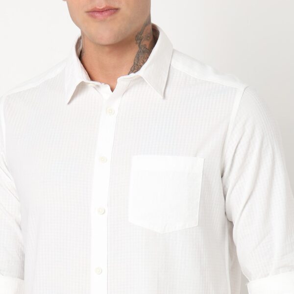 Regular Fit Checkered Shirt - Image 14