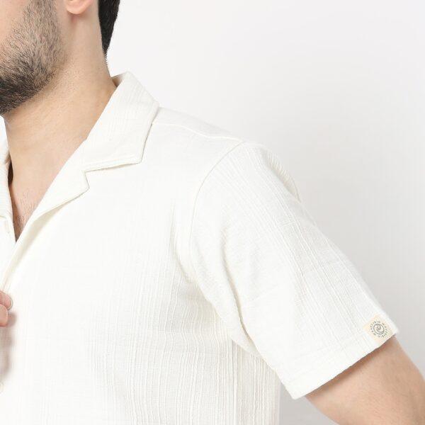 Regular Fit Structured Shirt - Image 4