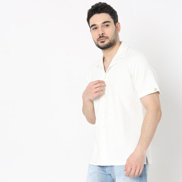 Regular Fit Structured Shirt - Image 5