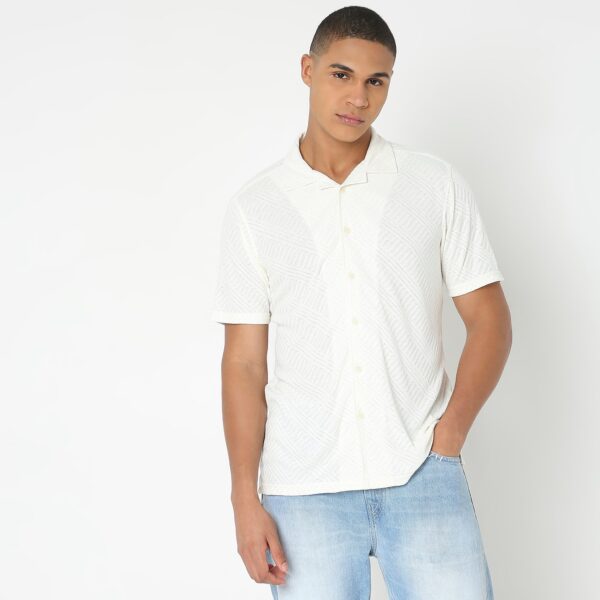 Regular Fit Structured Shirt - Image 2