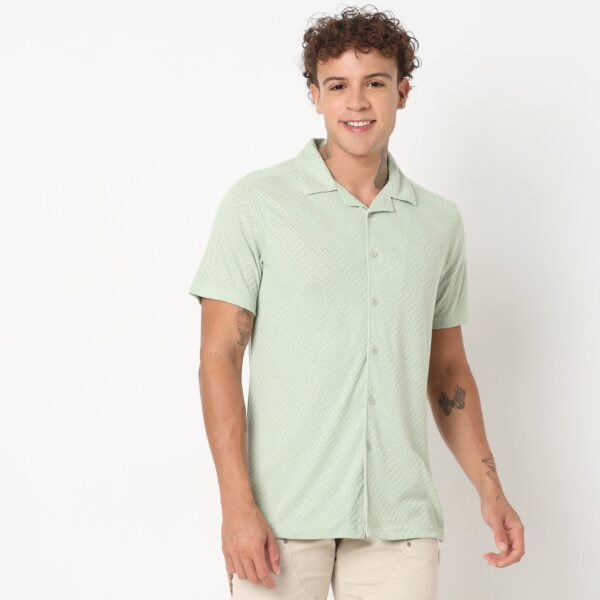 Regular Fit Structured Shirt - Image 7