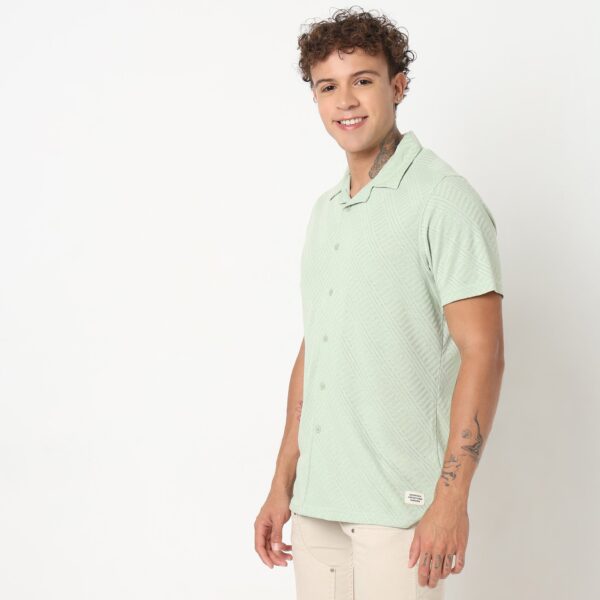 Regular Fit Structured Shirt - Image 10