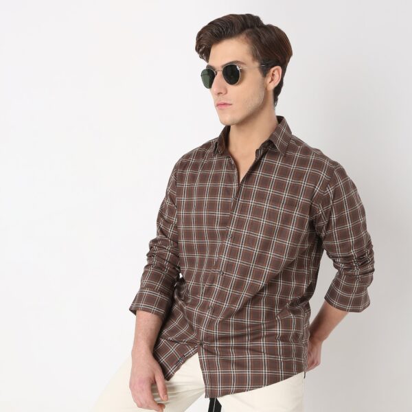 Regular Fit Checkered Shirt