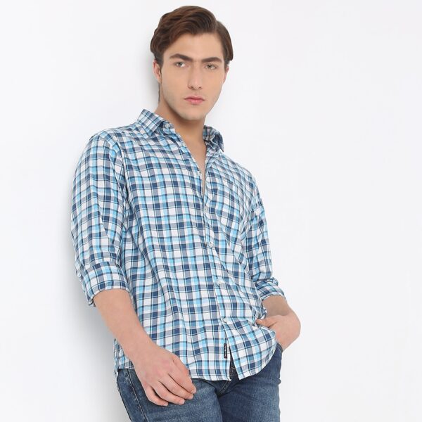 Regular Fit Checkered Shirt - Image 2