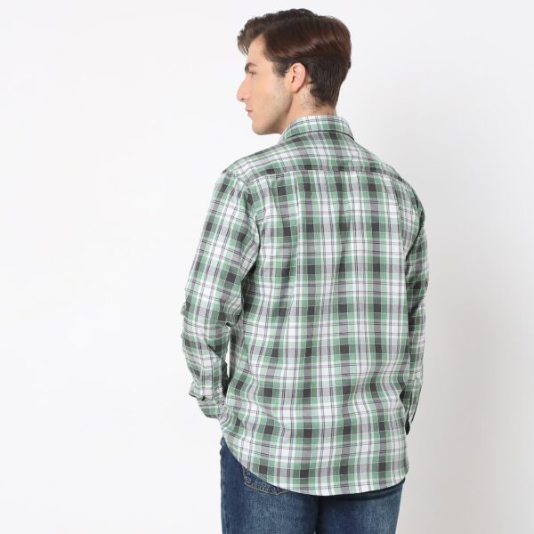 Regular Fit Checkered Shirt - Image 3