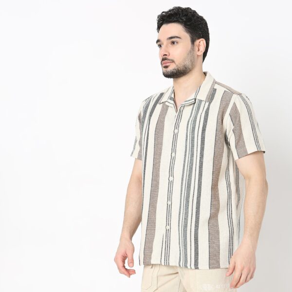 Regular Fit Striped Shirt - Image 5