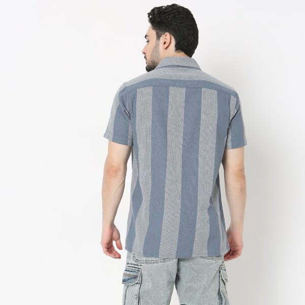 Regular Fit Striped Shirt - Image 3