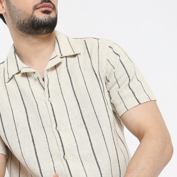 Regular Fit Striped Shirt - Image 4