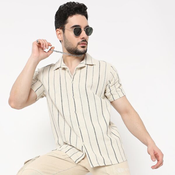 Regular Fit Striped Shirt - Image 6