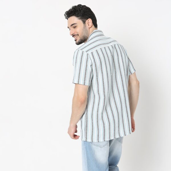 Regular Fit Striped Shirt - Image 3