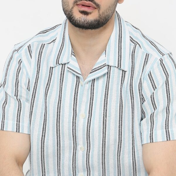 Regular Fit Striped Shirt - Image 4