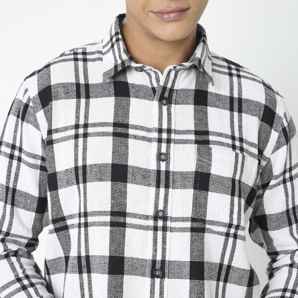 Mood™ Shirt - Lino Bold Check - Modern Street - Regular Fit - Image 4