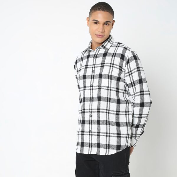 Mood™ Shirt - Lino Bold Check - Modern Street - Regular Fit - Image 5