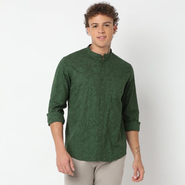 Regular Fit Structured Shirt - Image 12