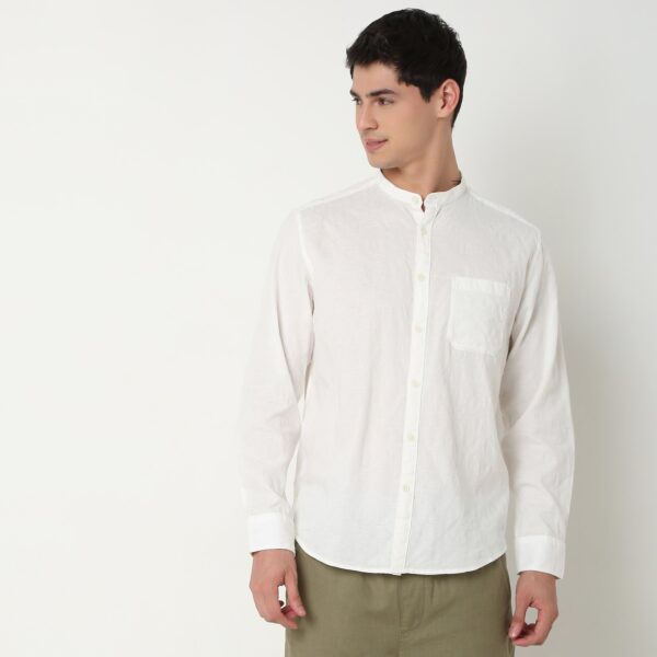 Regular Fit Structured Shirt - Image 2