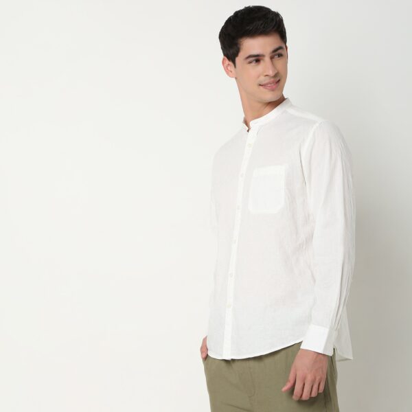 Regular Fit Structured Shirt - Image 5