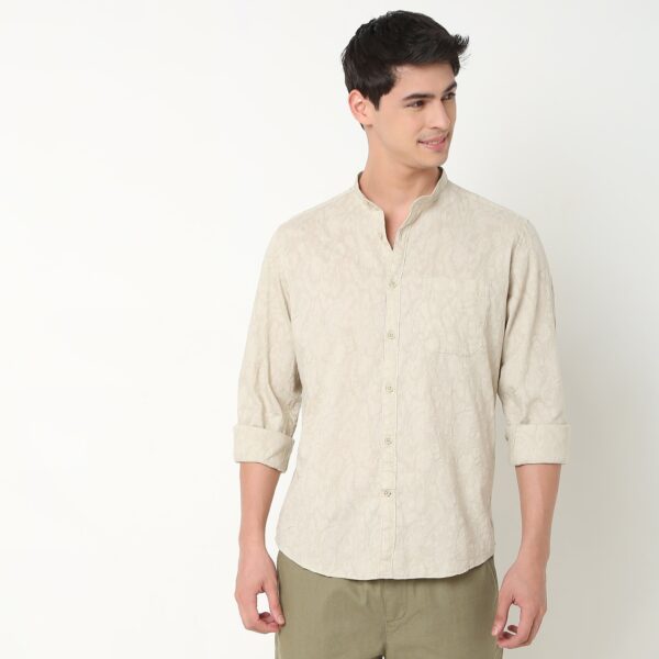 Regular Fit Structured Shirt - Image 7