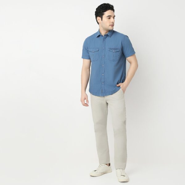 Modern Explorer - Double Pocket Flap Authentic Casual Shirts 100% Cotton - Regular Fit. - Image 2