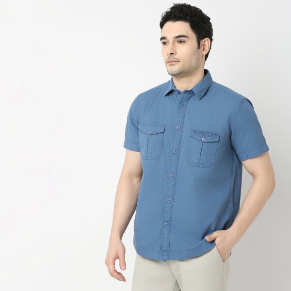 Modern Explorer - Double Pocket Flap Authentic Casual Shirts 100% Cotton - Regular Fit. - Image 5