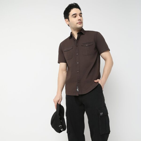 Modern Explorer - Double Pocket Flap Authentic Casual Shirts 100% Cotton - Regular Fit. - Image 6