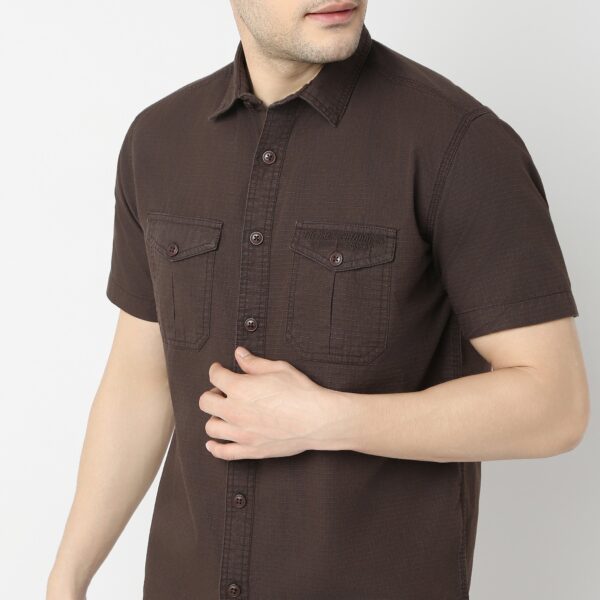 Modern Explorer - Double Pocket Flap Authentic Casual Shirts 100% Cotton - Regular Fit. - Image 9