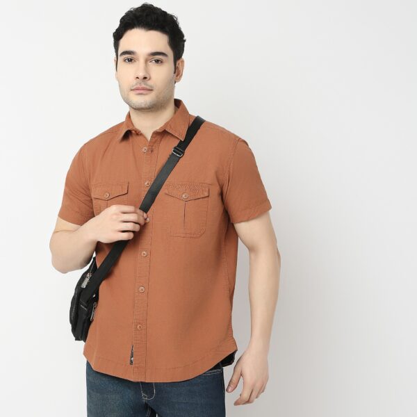 Modern Explorer - Double Pocket Flap Authentic Casual Shirts 100% Cotton - Regular Fit. - Image 11