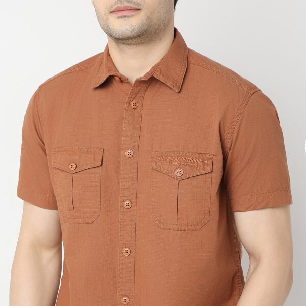 Modern Explorer - Double Pocket Flap Authentic Casual Shirts 100% Cotton - Regular Fit. - Image 14