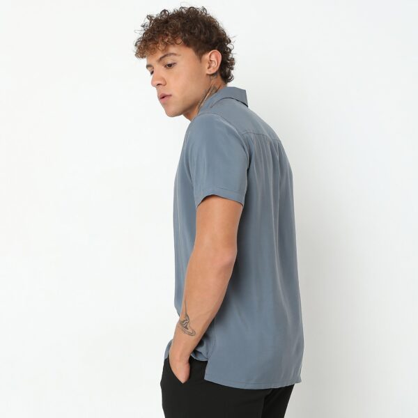 Slim Fit Solid Shirt - Image 13